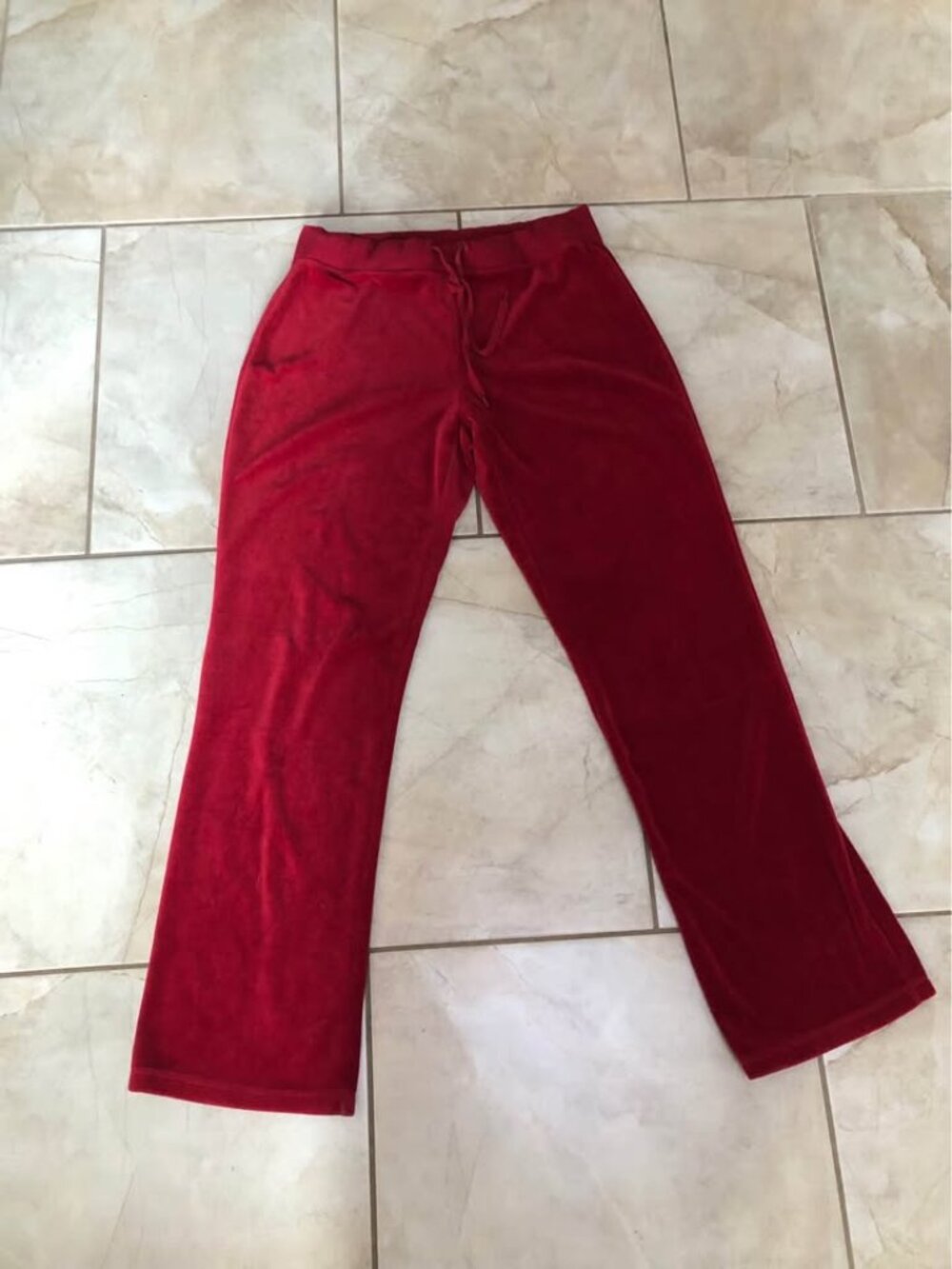 Sportek 2000s flared red sweats